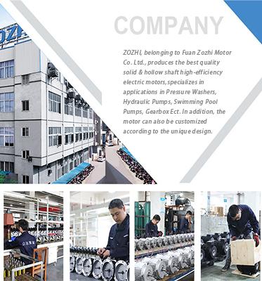 বাণিজ্যিক ক্লিন মেশিনের জন্য এআর ইন্টারপাম্প সহ 7KW হোল শ্যাফ্ট মোটর 15