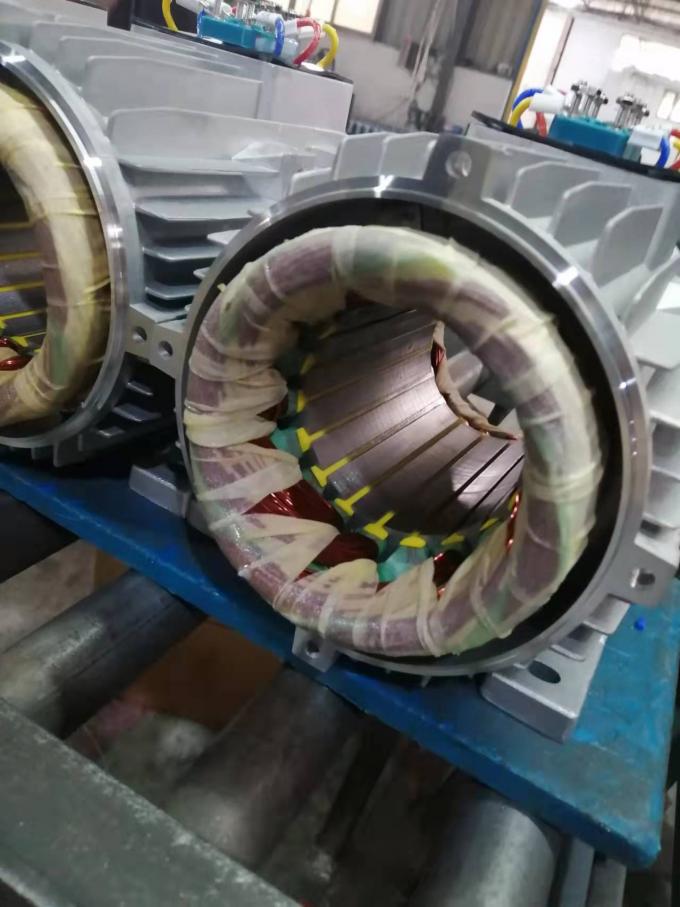 এক-ফেজ 2.2KW 3HP বৈদ্যুতিক এসি মোটর 380V 50HZ 2300 RPM বিস্ফোরণ-প্রমাণ বন্ধ অ্যালুমিনিয়াম হাউজিং 110V পাম্প মোটর 5KW 7