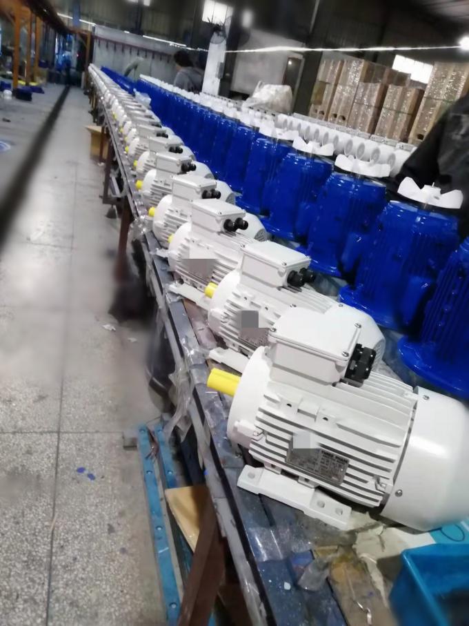 এক-ফেজ 2.2KW 3HP বৈদ্যুতিক এসি মোটর 380V 50HZ 2300 RPM বিস্ফোরণ-প্রমাণ বন্ধ অ্যালুমিনিয়াম হাউজিং 110V পাম্প মোটর 5KW 20