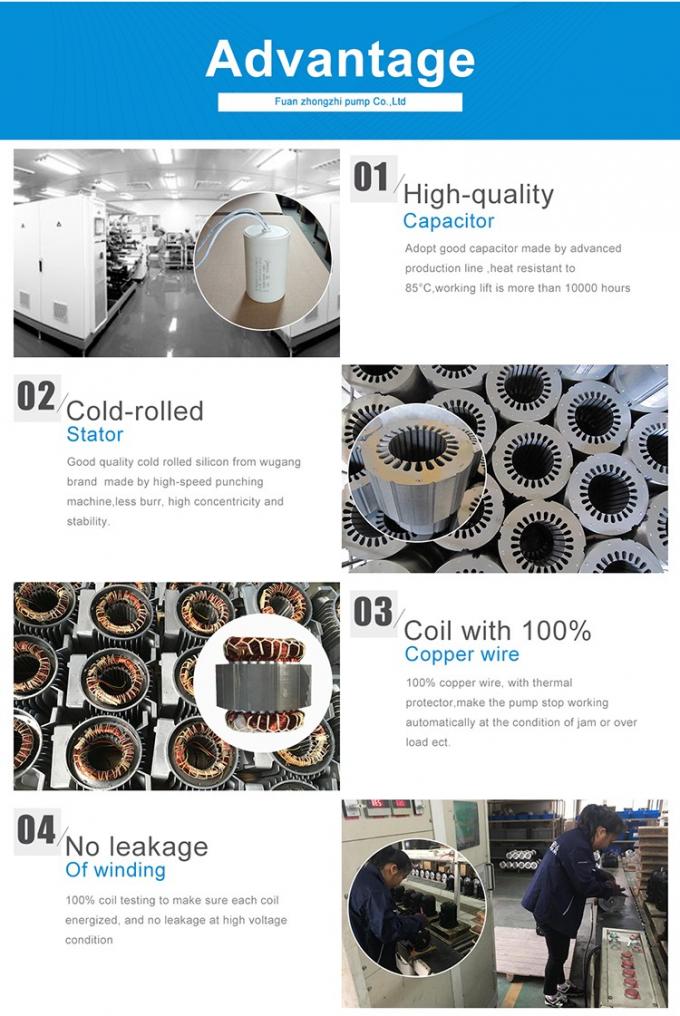 কৃষি ক্ষেত্রে একক ফেজ ক্যাপাসিটার চালিত ইন্ডাকশন মোটর 0.09kw 0.12hp 13