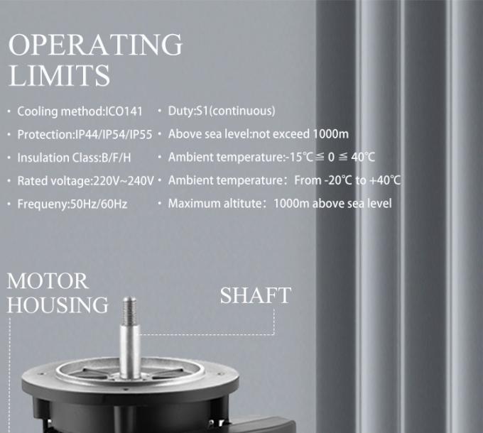 উচ্চ দক্ষতা 2800rpm ইলেকট্রিক মোটর অ্যালুমিনিয়াম হাউজিং জন্য সুইমিং পুল পাম্প 2