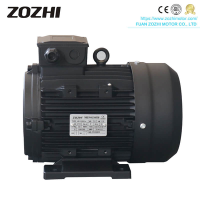 ZOZHI  7.5HP/5.5KW Hollow Shaft Motor 380V Three Phase 1400RPM With a 24MM Female Shaft And IEC Frame 112