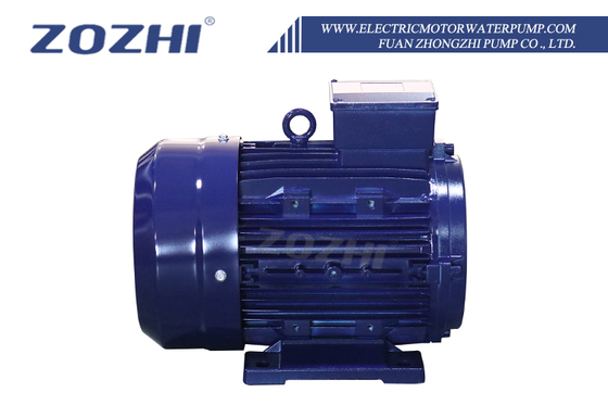 IE2 15HP 11KW এসি ইলেকট্রিক ইন্ডাকশন মোটর 24 মিমি হোল শ্যাফ্ট 1000rpm থ্রি-ফেজ 50Hz ফ্রিকোয়েন্সি 380V 415V এসি অ্যালুমিনিয়াম 60Hz